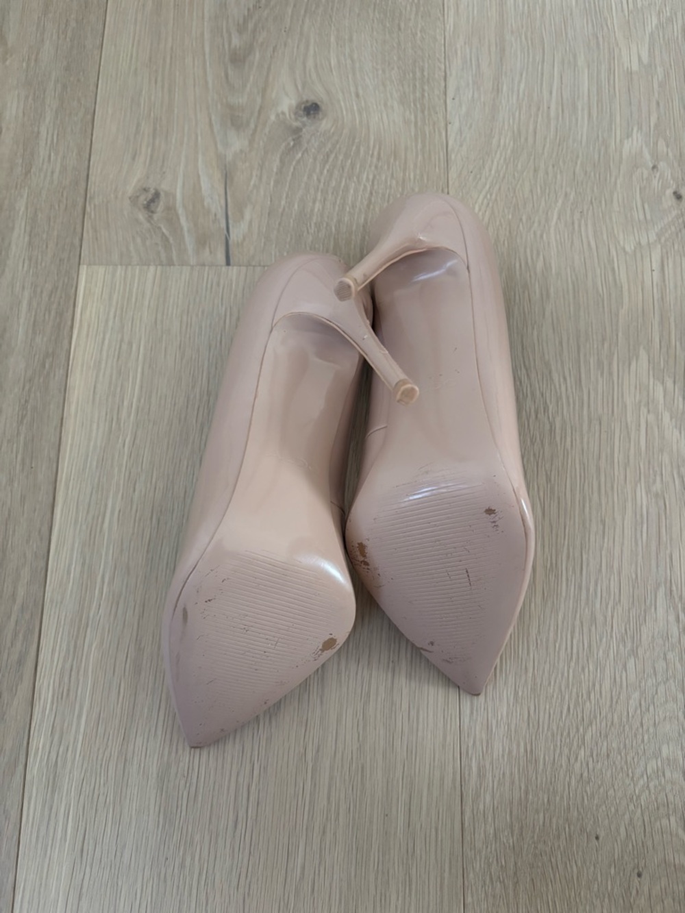 STEVE MADDEN Blush Pointed-Toe Leather Pumps - Picture 6 of 6